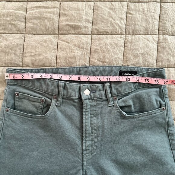 Bonobos Travel Jean Tailored Fit - Altoona Blue - Men's 33x32 - Picture 8 of 10